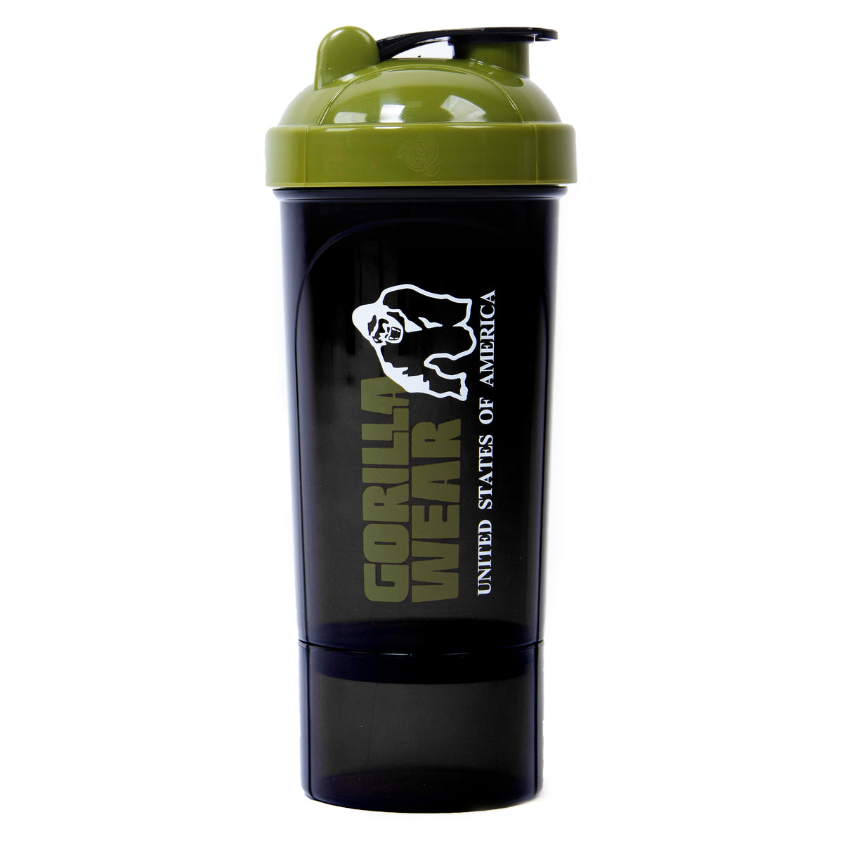 Gorilla Wear Shaker Compact 500 ml, black/army green