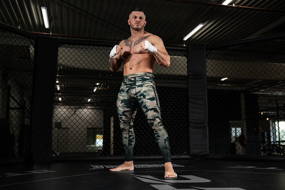 Gorilla Wear Franklin Men's Tights, black/grey camo