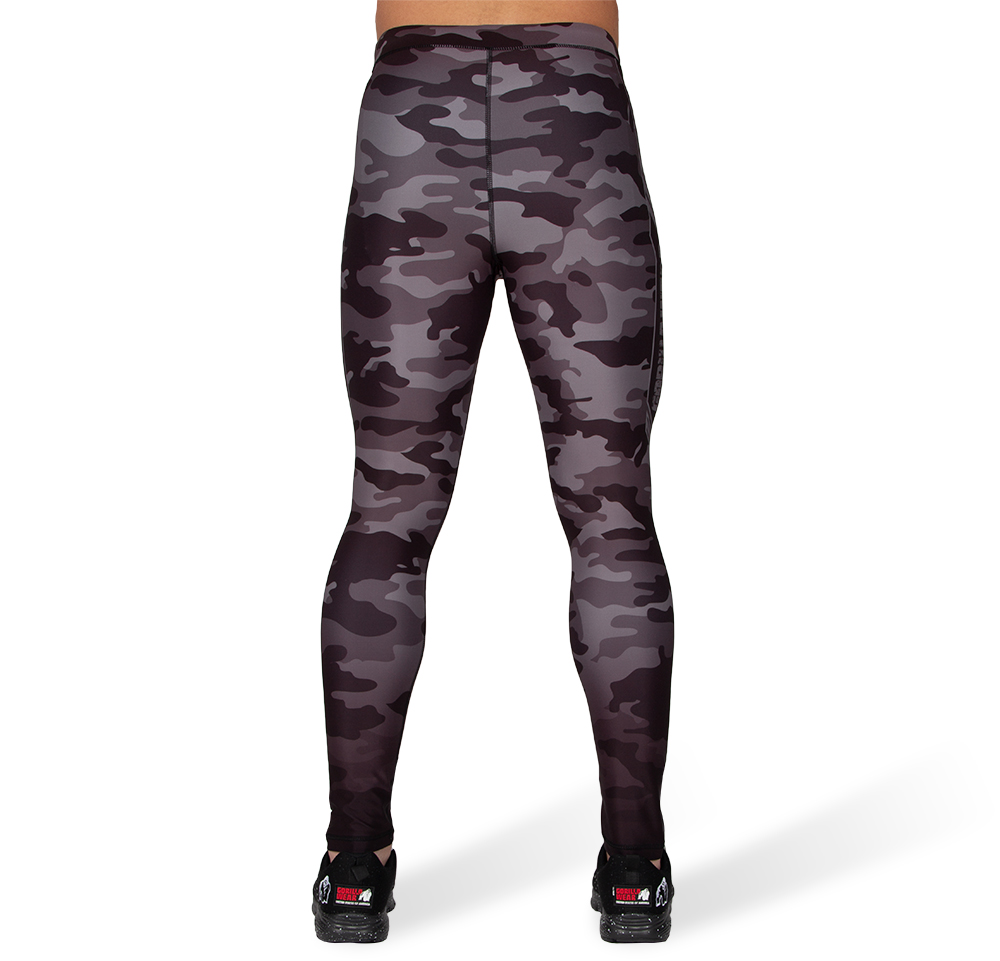 Gorilla Wear Franklin Men's Tights, black/grey camo