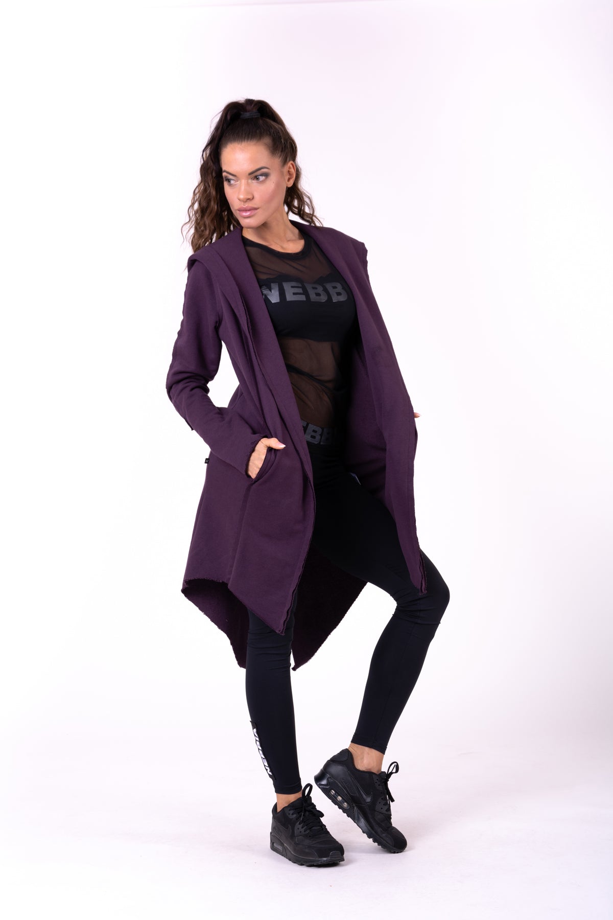 NEBBIA Rebel Tail Coat Jacket, burgundy