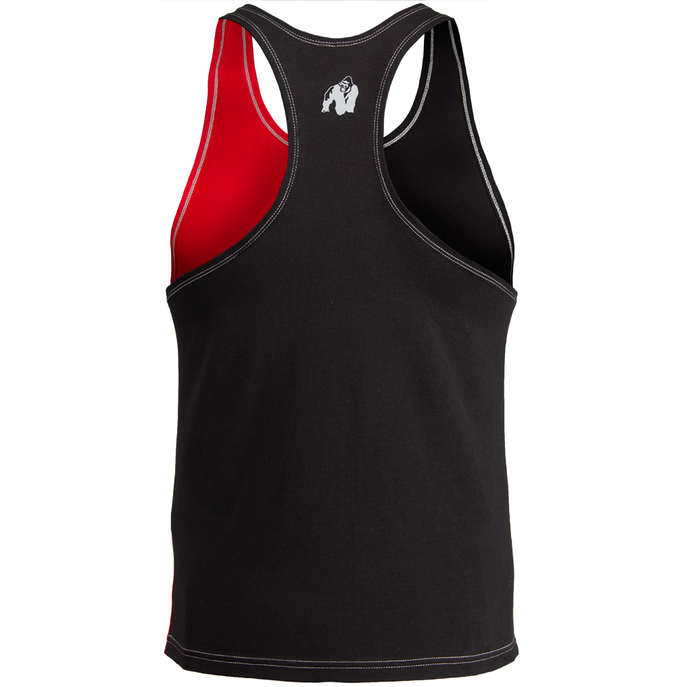 Gorilla Wear Sterling Stringer Tank Top, black/red