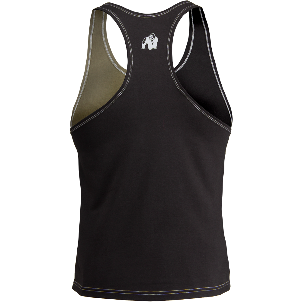 Gorilla Wear Sterling Stringer Tank Top, black/army green