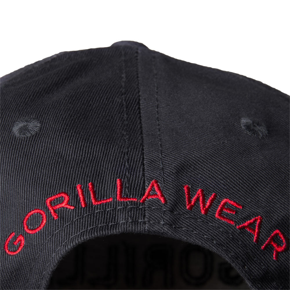 Gorilla Wear Harrison Cap, black/red