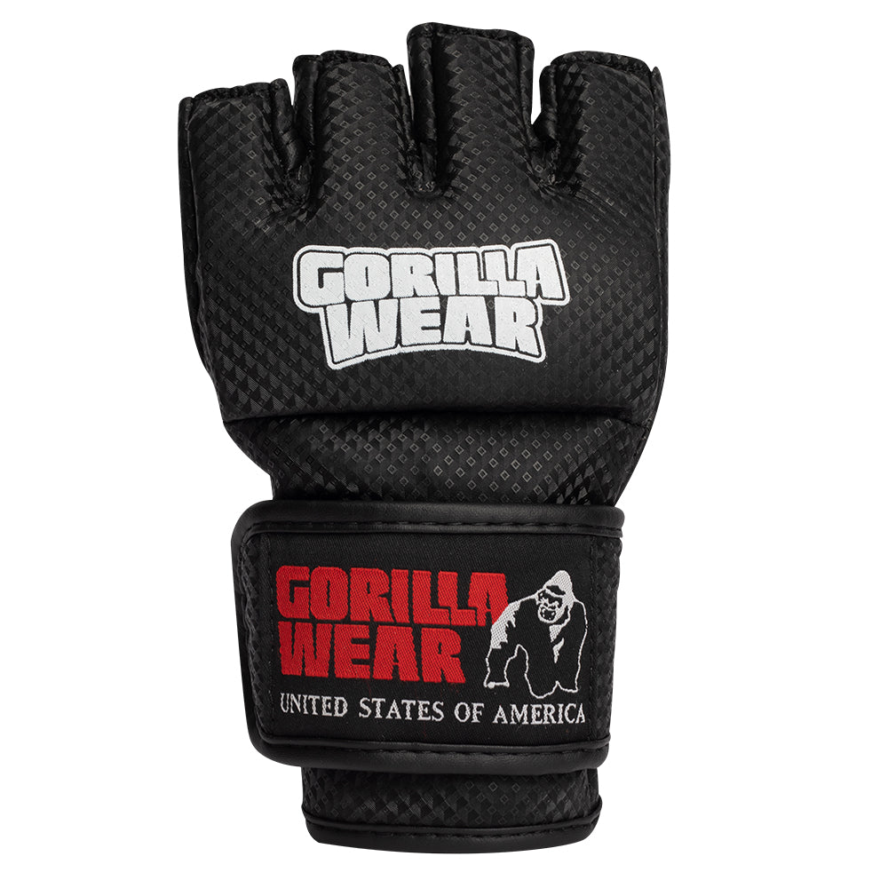 Gorilla Wear Berea MMA Gloves (without thumb), black/white