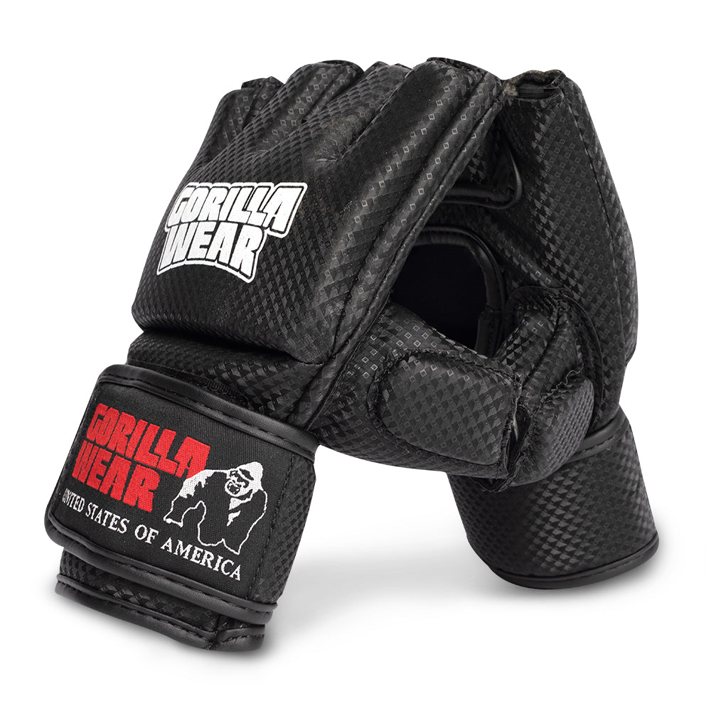 Gorilla Wear Manton MMA Gloves (with thumb), black/white