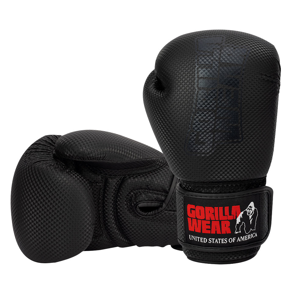 Gorilla Wear Montello Boxing Gloves, black