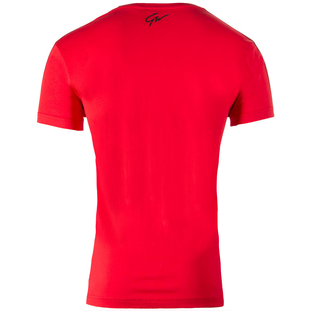 Gorilla Wear Chester T-Shirt, red/black