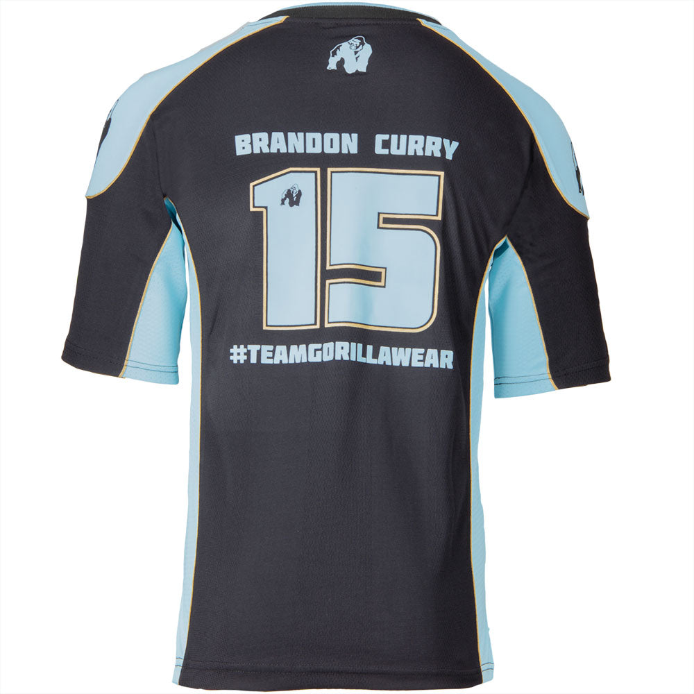 Gorilla Wear Athlete T-Shirt 2.0 Brandon Curry, black/light blue
