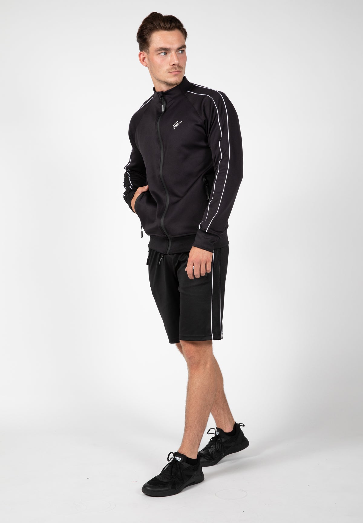 Gorilla Wear Wenden Track Jacket, black/white