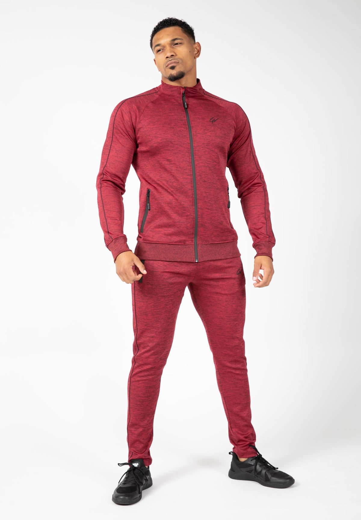 Gorilla Wear Wenden Track Pants, burgundy red