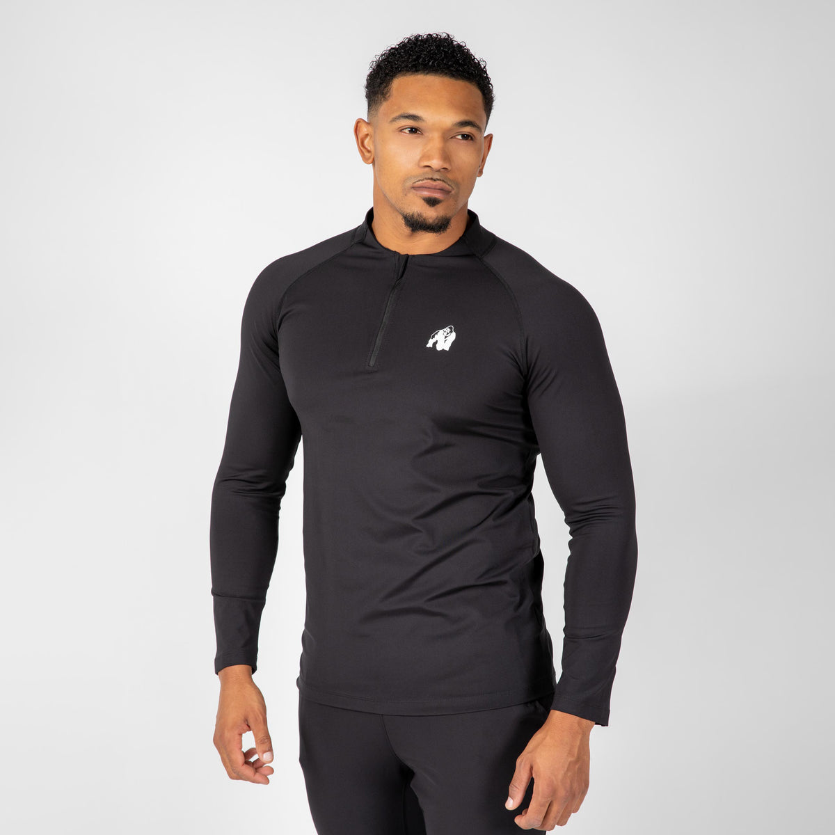 Gorilla Wear Hamilton Hybrid Long Sleeve, black