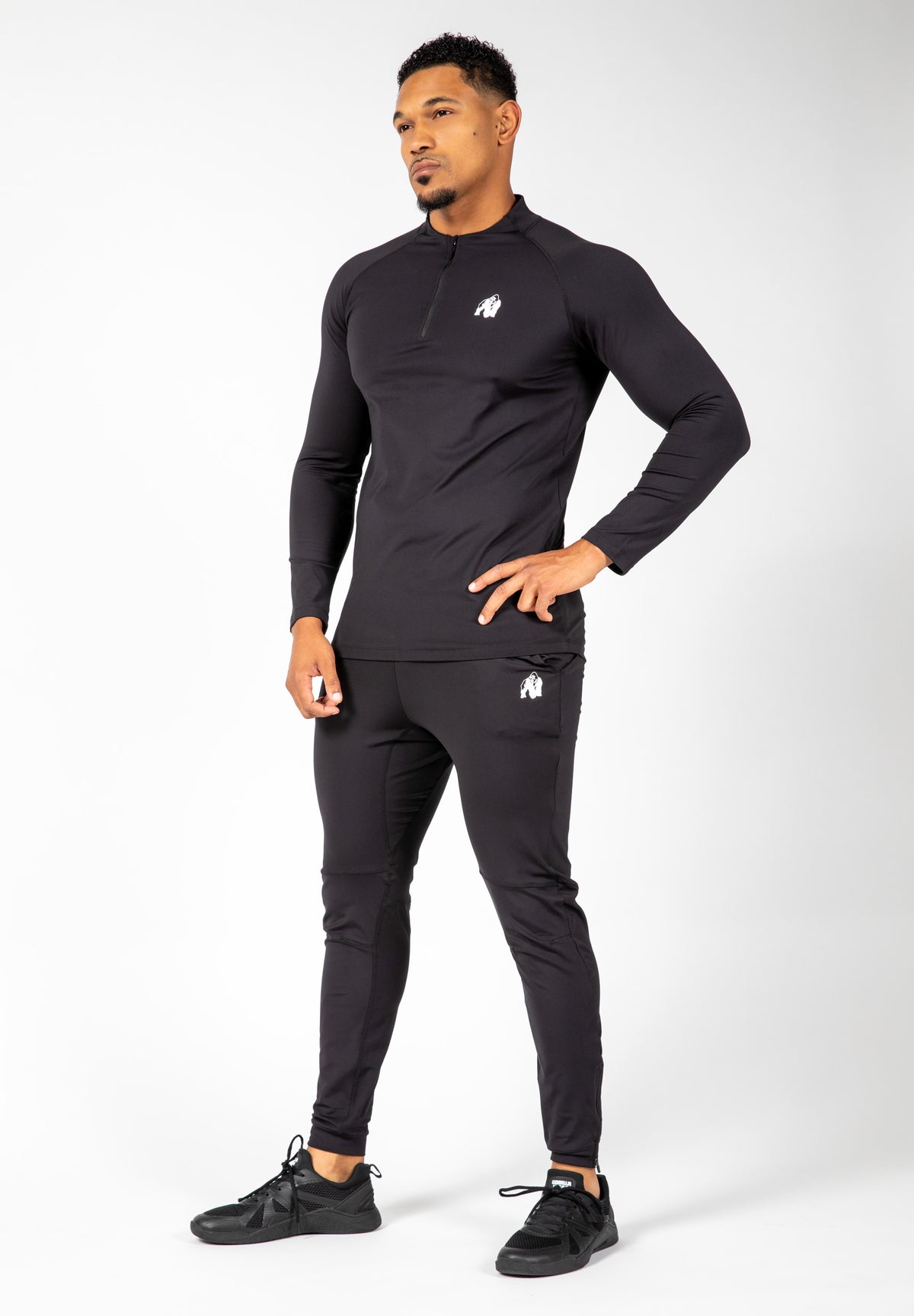 Gorilla Wear Hamilton Hybrid Long Sleeve, black