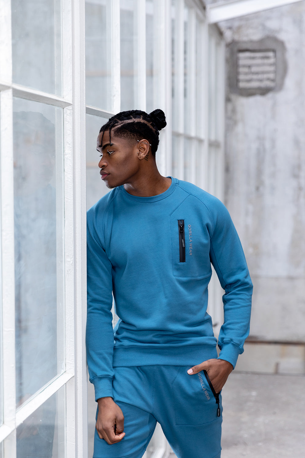 Gorilla Wear Newark Sweater, blue
