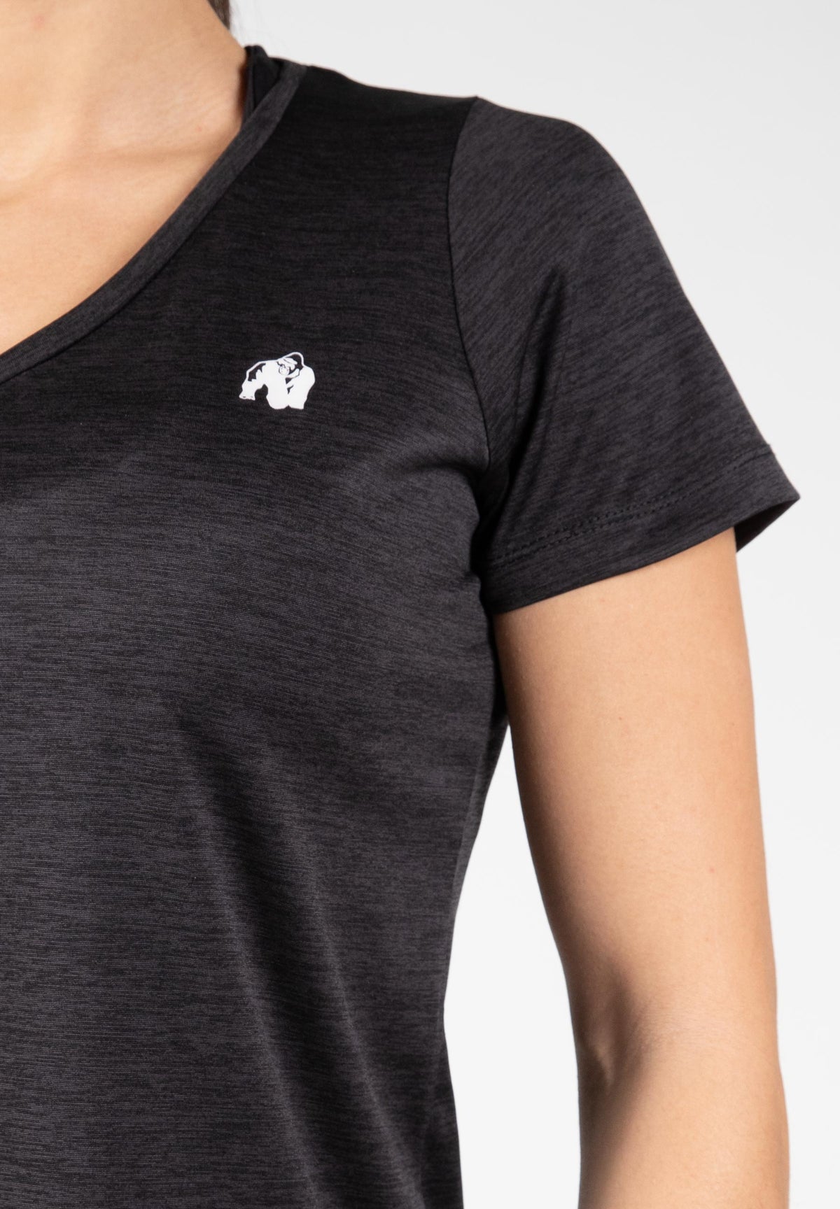 Gorilla Wear Elmira V-Neck T-Shirt, black