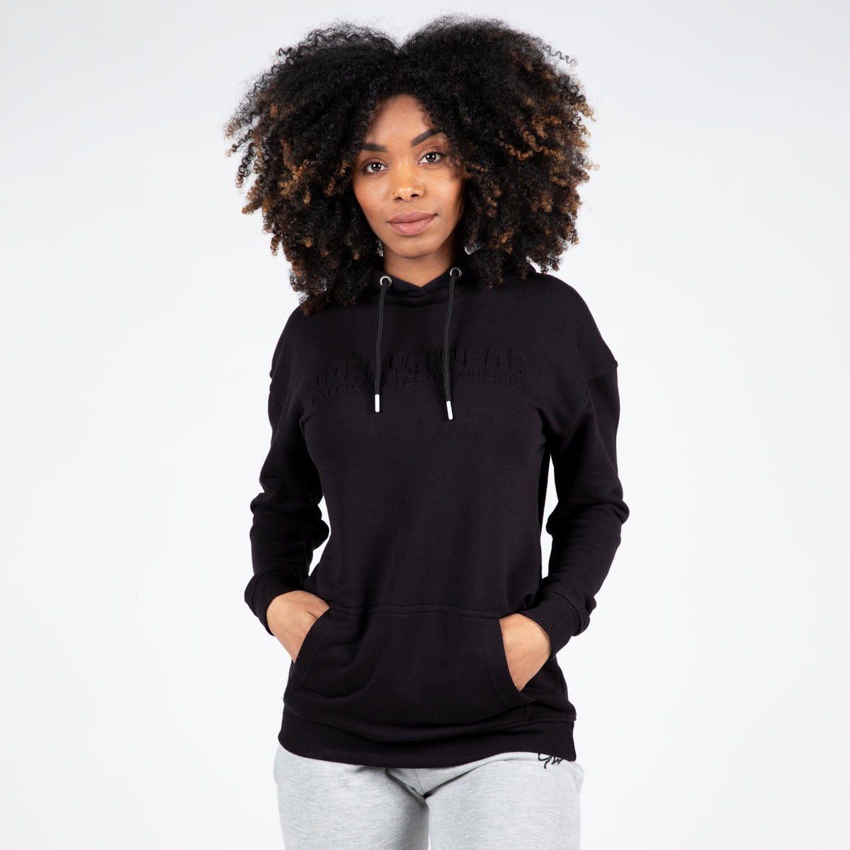 Gorilla Wear Crowley Oversized Women's Hoodie, black