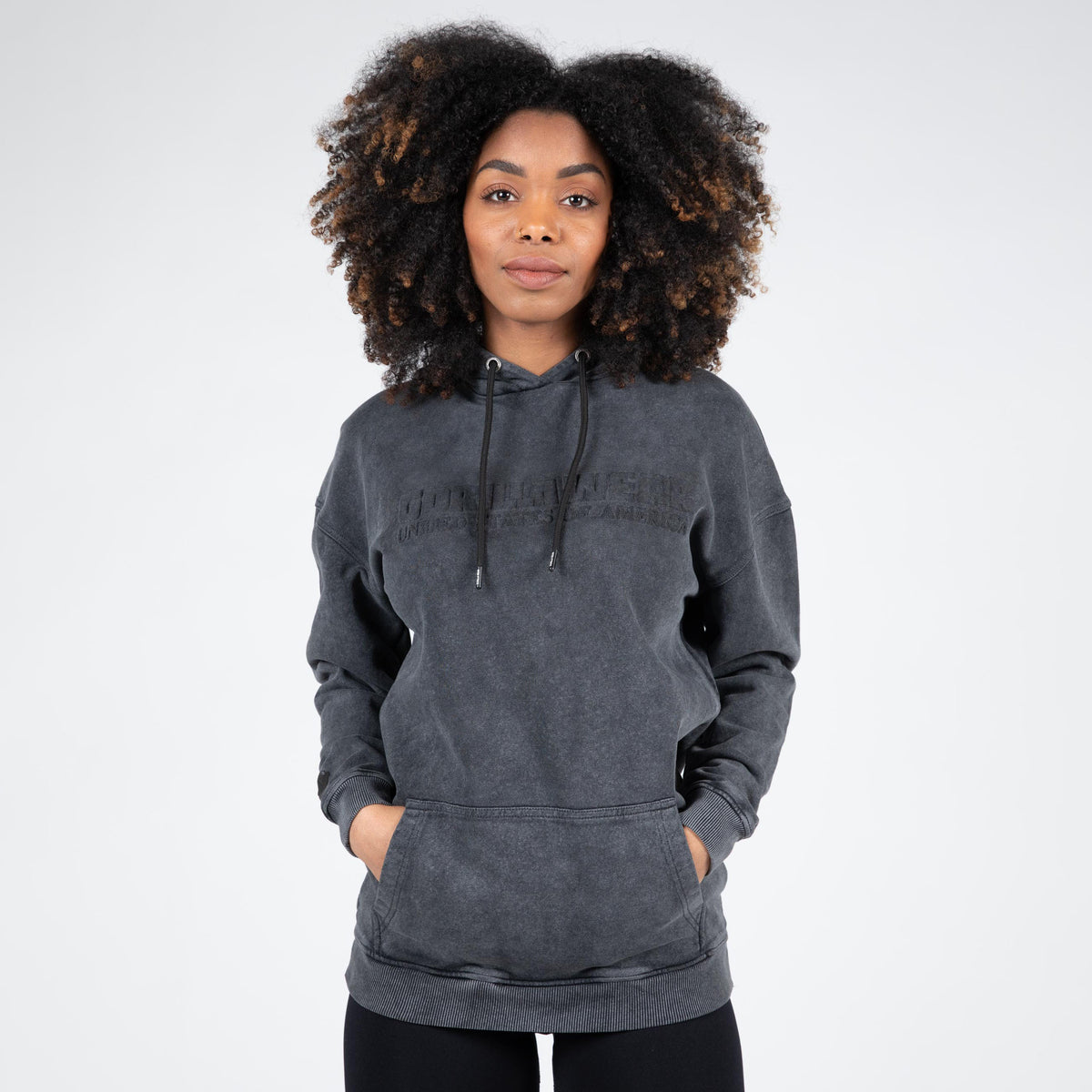 Gorilla Wear Crowley Oversized Women's Hoodie, washed grey