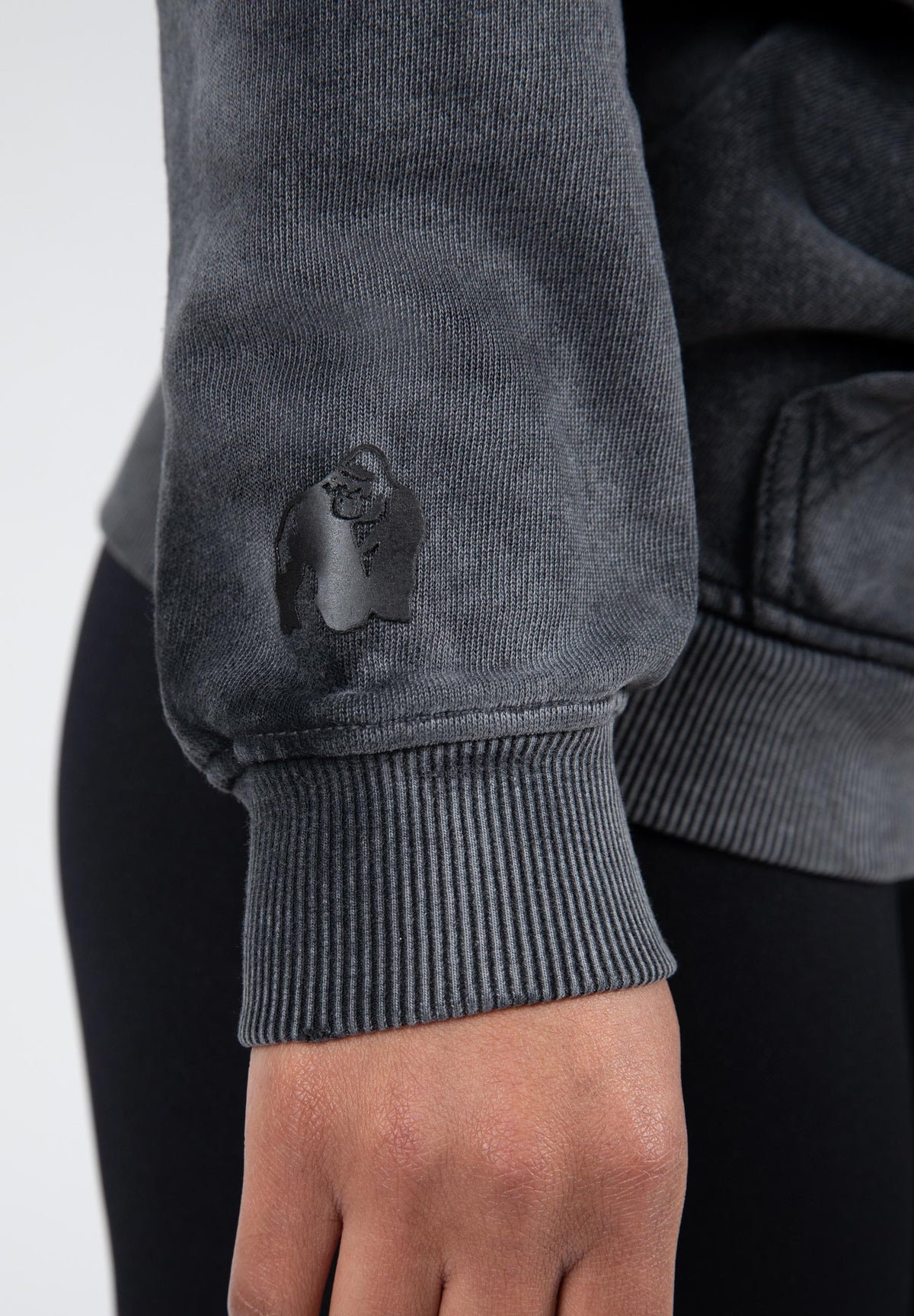 Gorilla Wear Crowley Oversized Women's Hoodie, washed grey