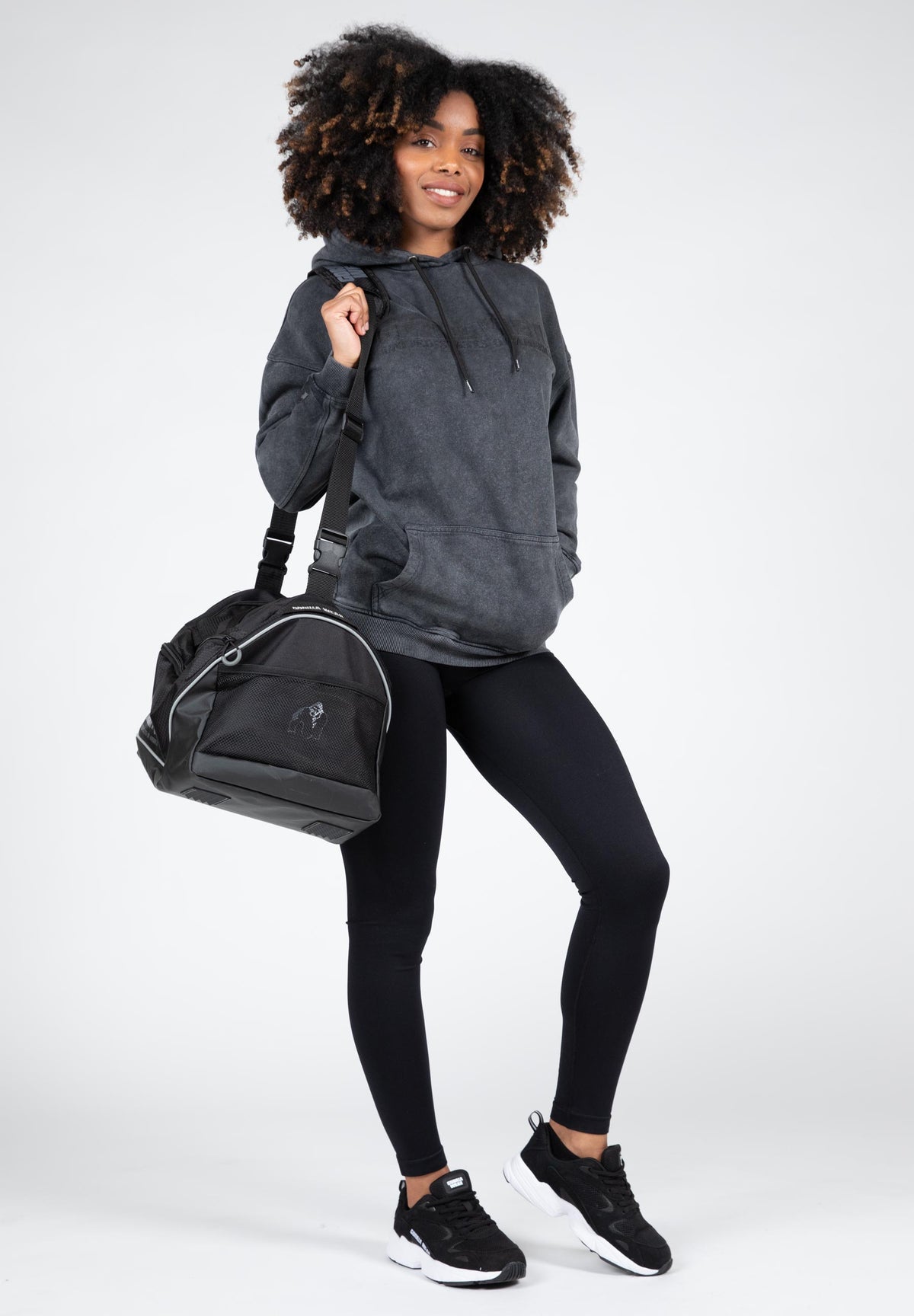 Gorilla Wear Crowley Oversized Women's Hoodie, washed grey