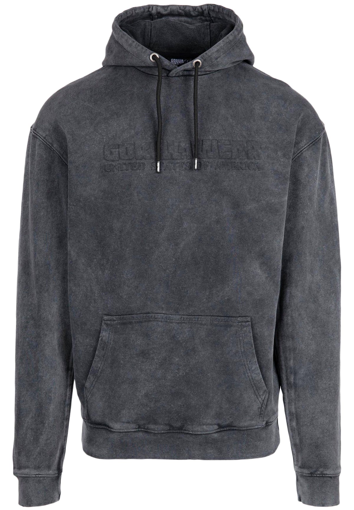 Gorilla Wear Crowley Oversized Men's Hoodie, washed grey