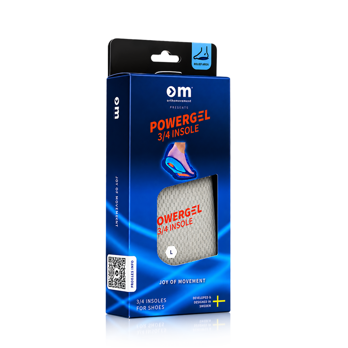 OM Powergel 3/4 Insole