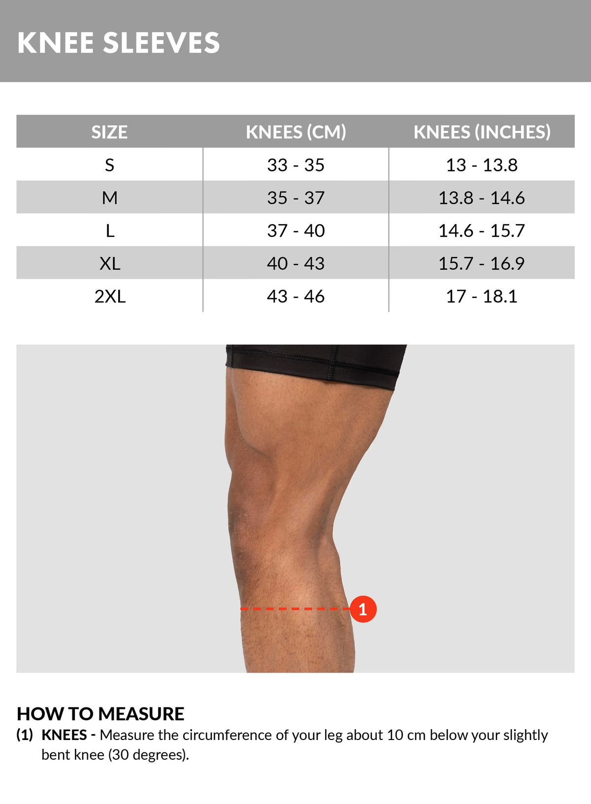 Gorilla Wear 7 MM Knee Sleeves, black