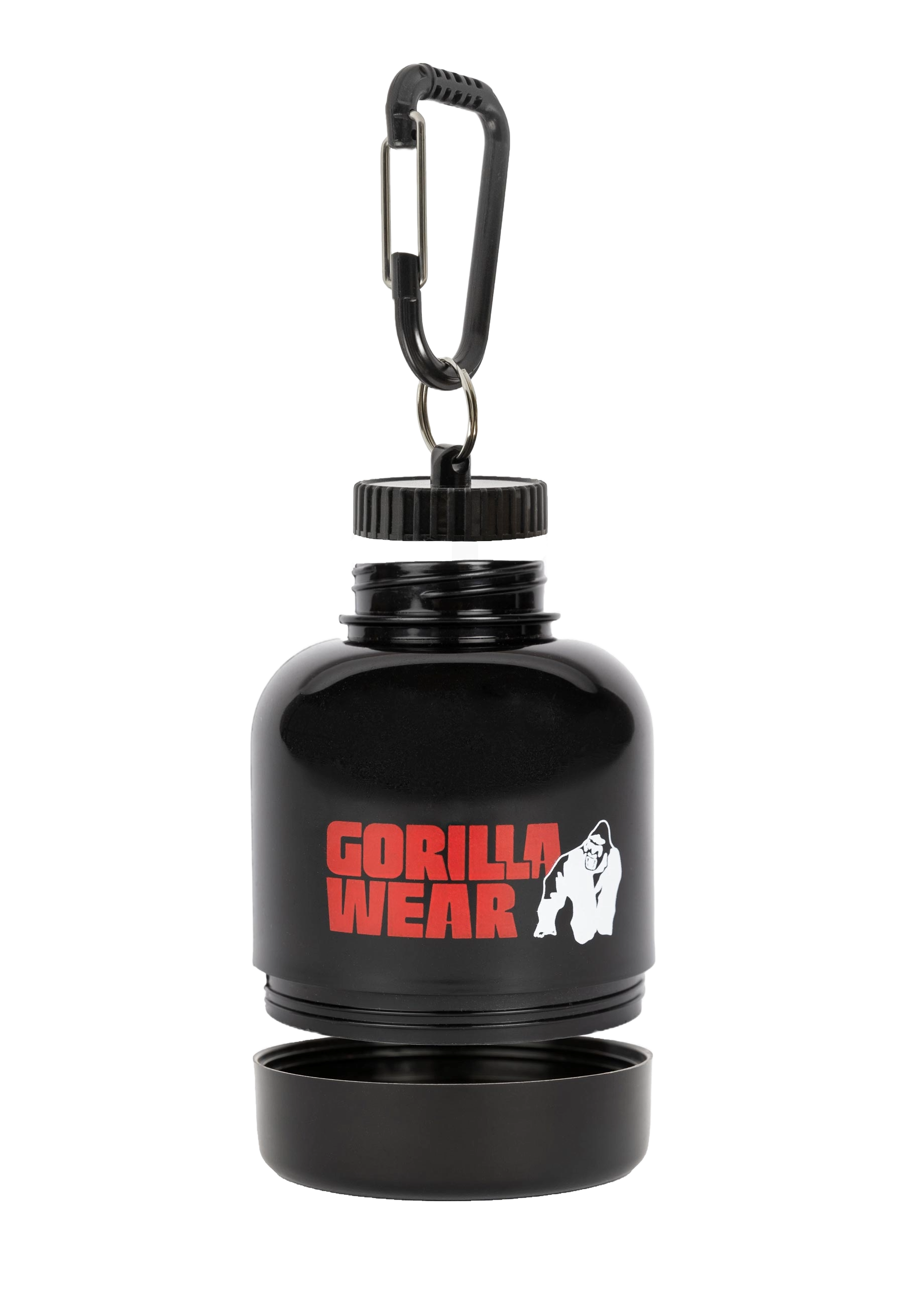 Gorilla Wear Supplement Funnel Keychain, black