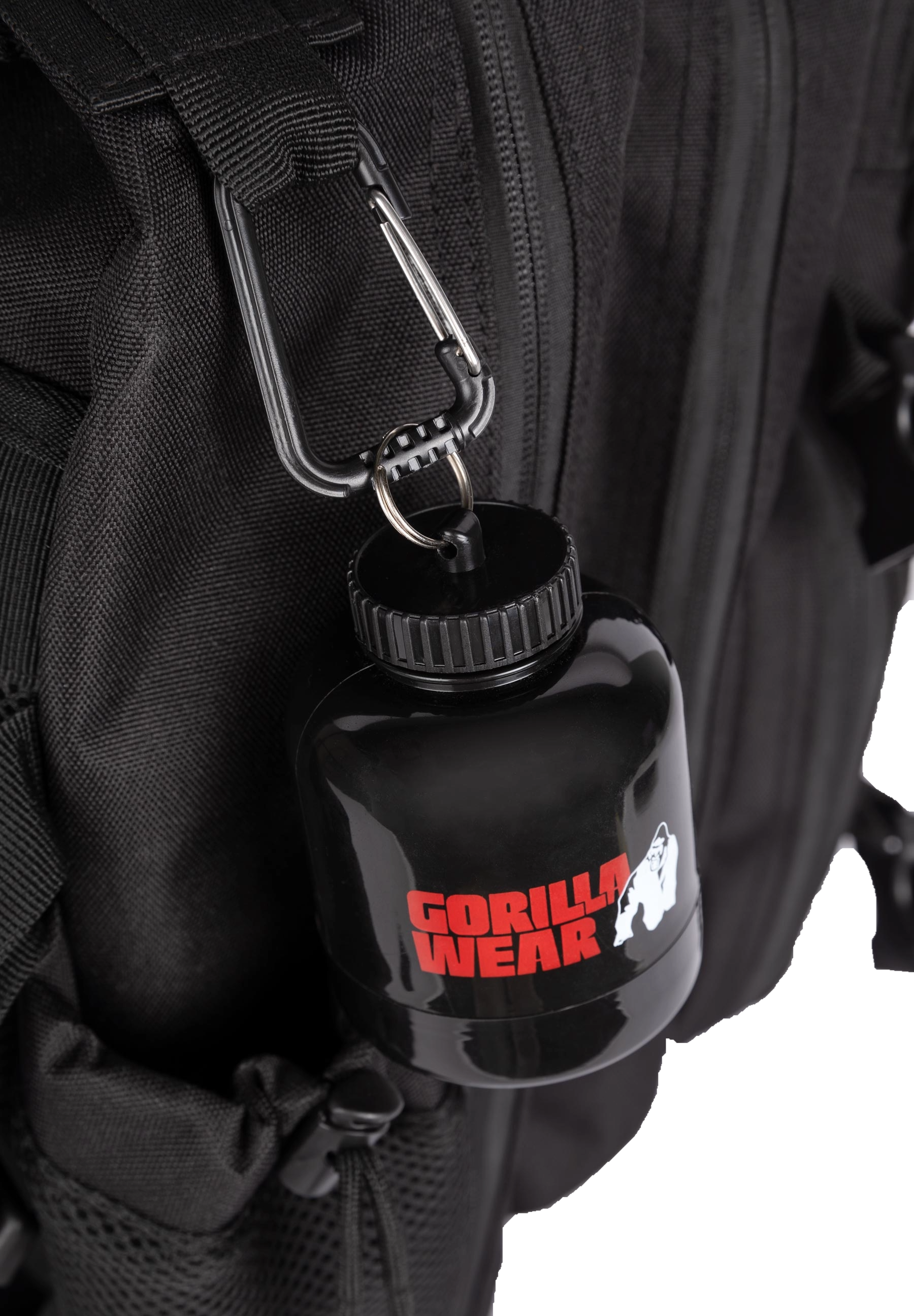 Gorilla Wear Supplement Funnel Keychain, black
