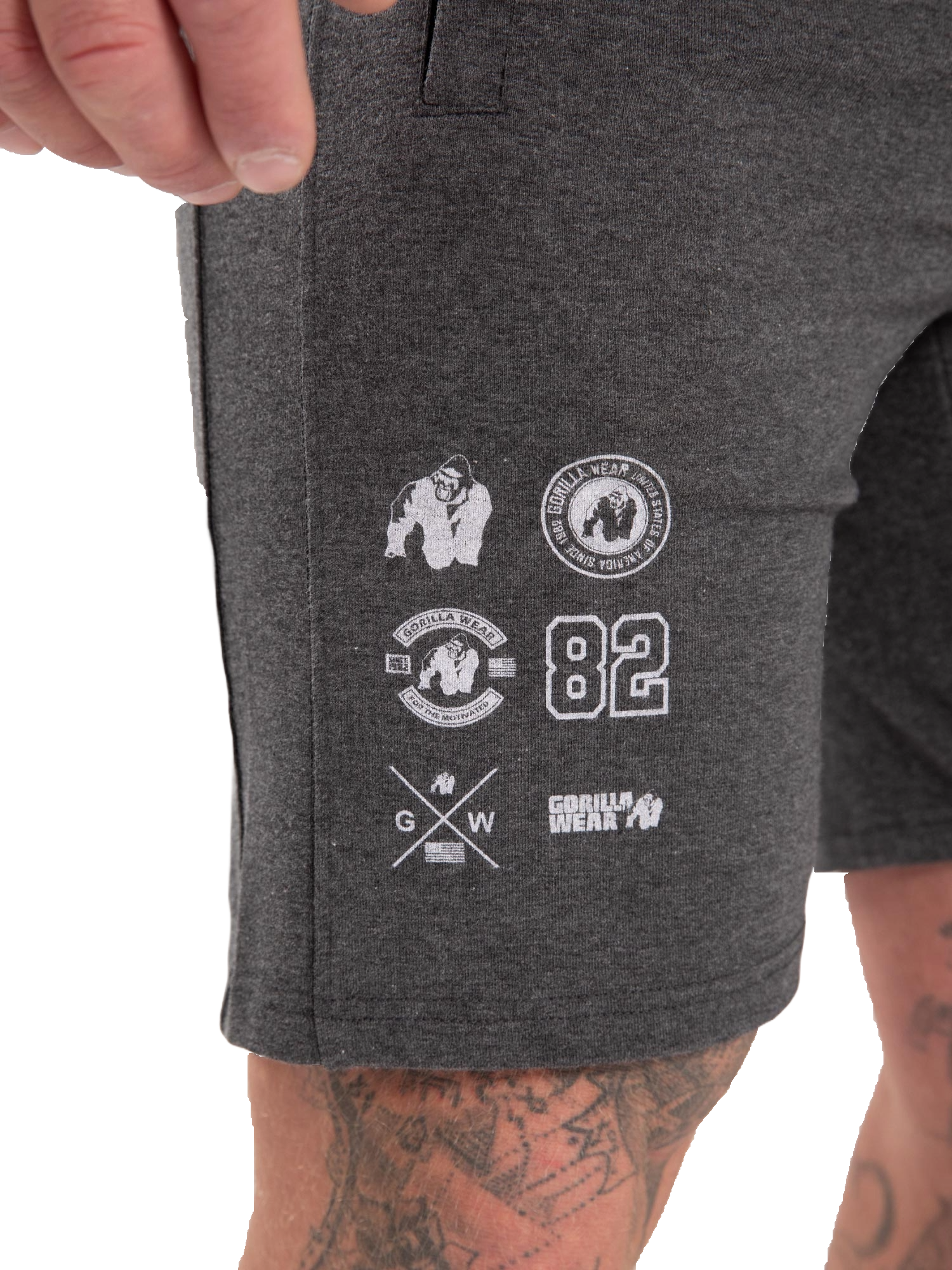 Gorilla Wear Lopez Shorts, dark grey melange