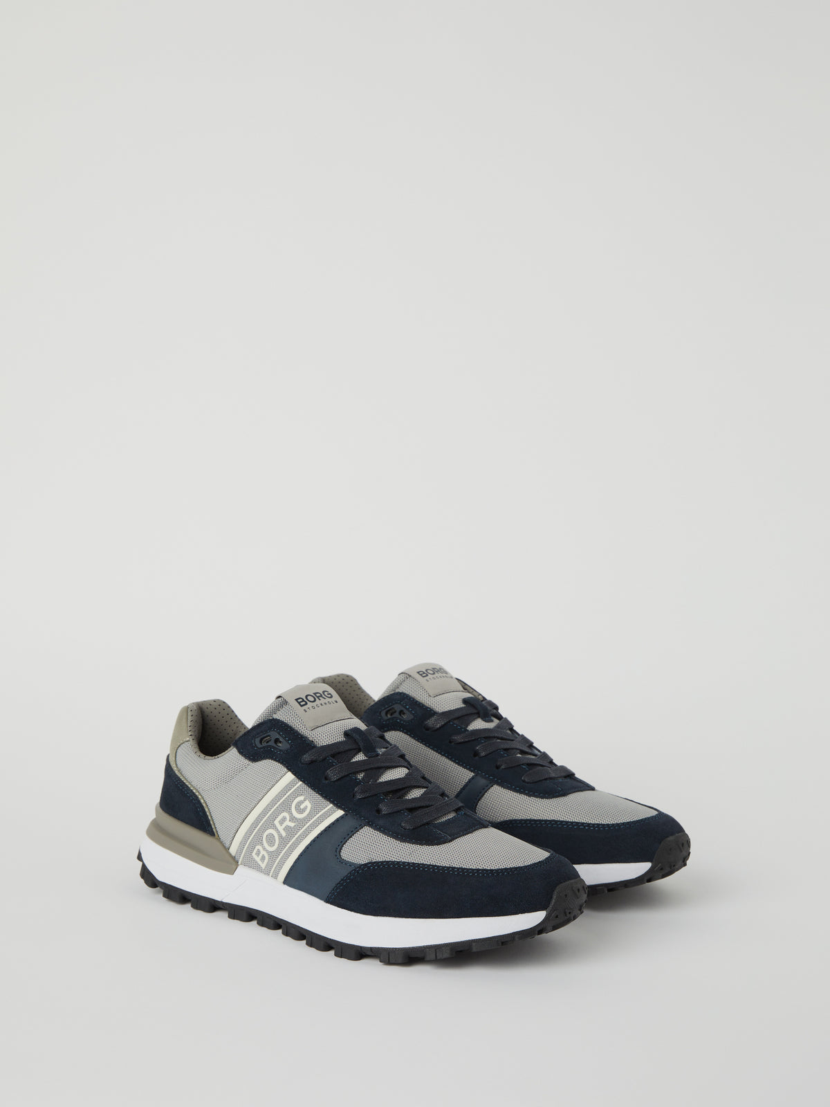BJÖRN BORG R2400 Suede Navy - Light Grey