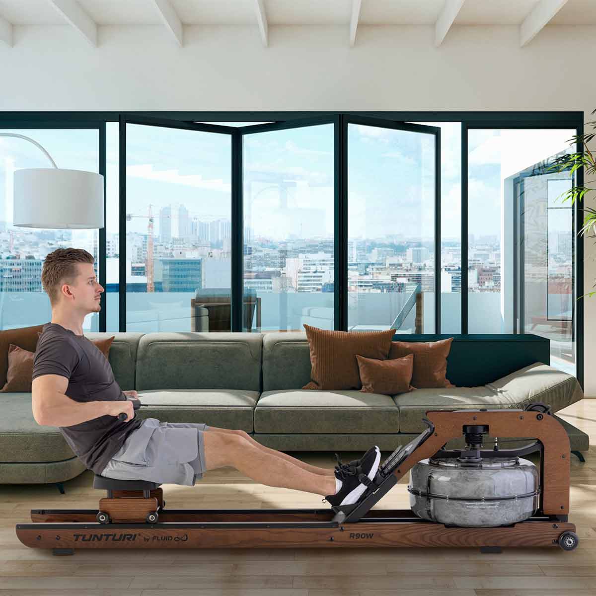 Tunturi Signature R90W Rower, By Fluid Spleen/Ora
