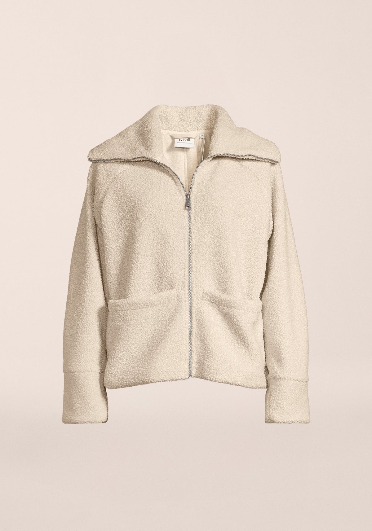 Casall Sherpa Short Zip Jacket