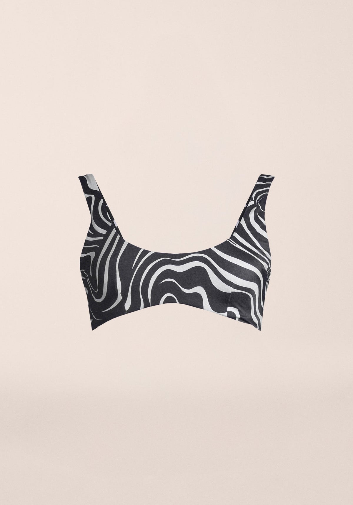 Casall Swirl U-Shape Bikini Top