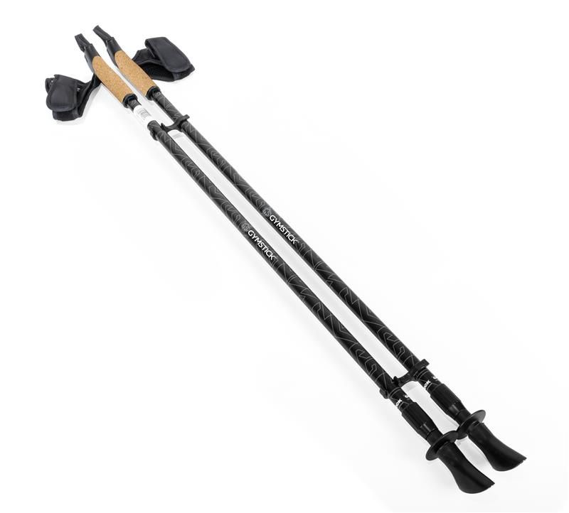 GYMSTICK Telescopic Fit Walker, Black