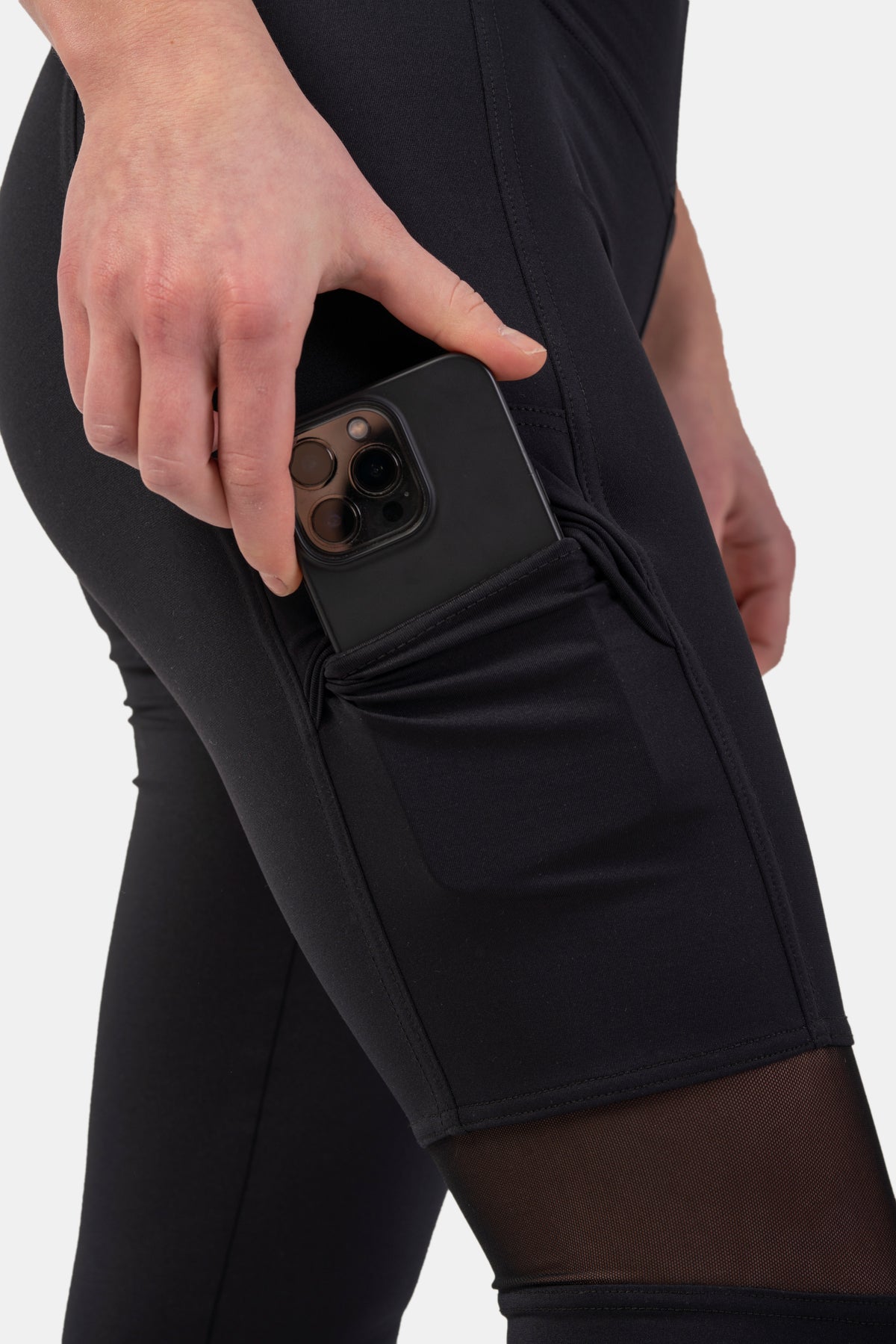 NEBBIA Sporty Smart Pocket High-Waist Leggings, black