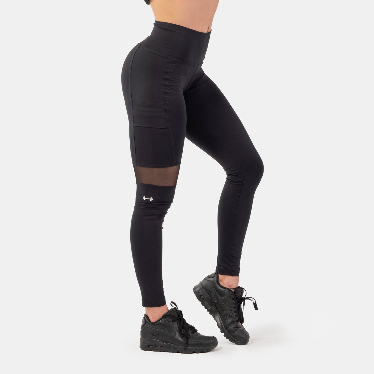 NEBBIA Sporty Smart Pocket High-Waist Leggings, black