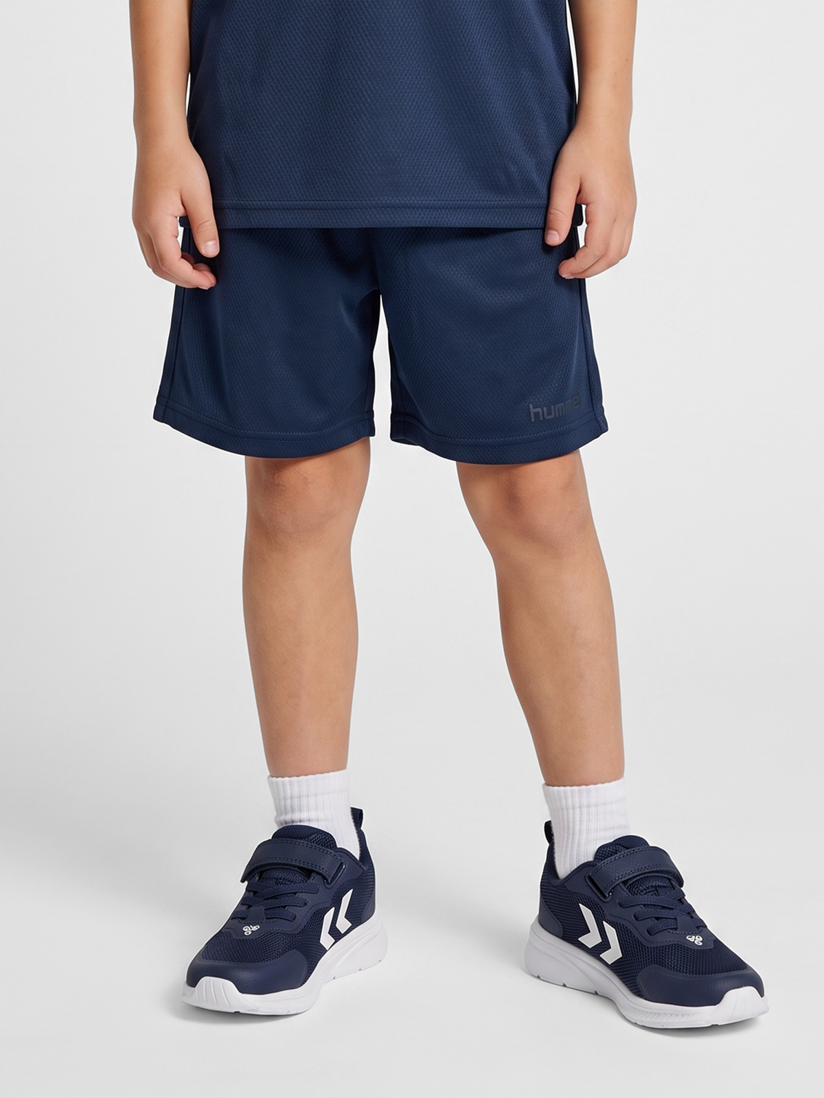 hummel Jr Reg Active Shorts Dress Blues