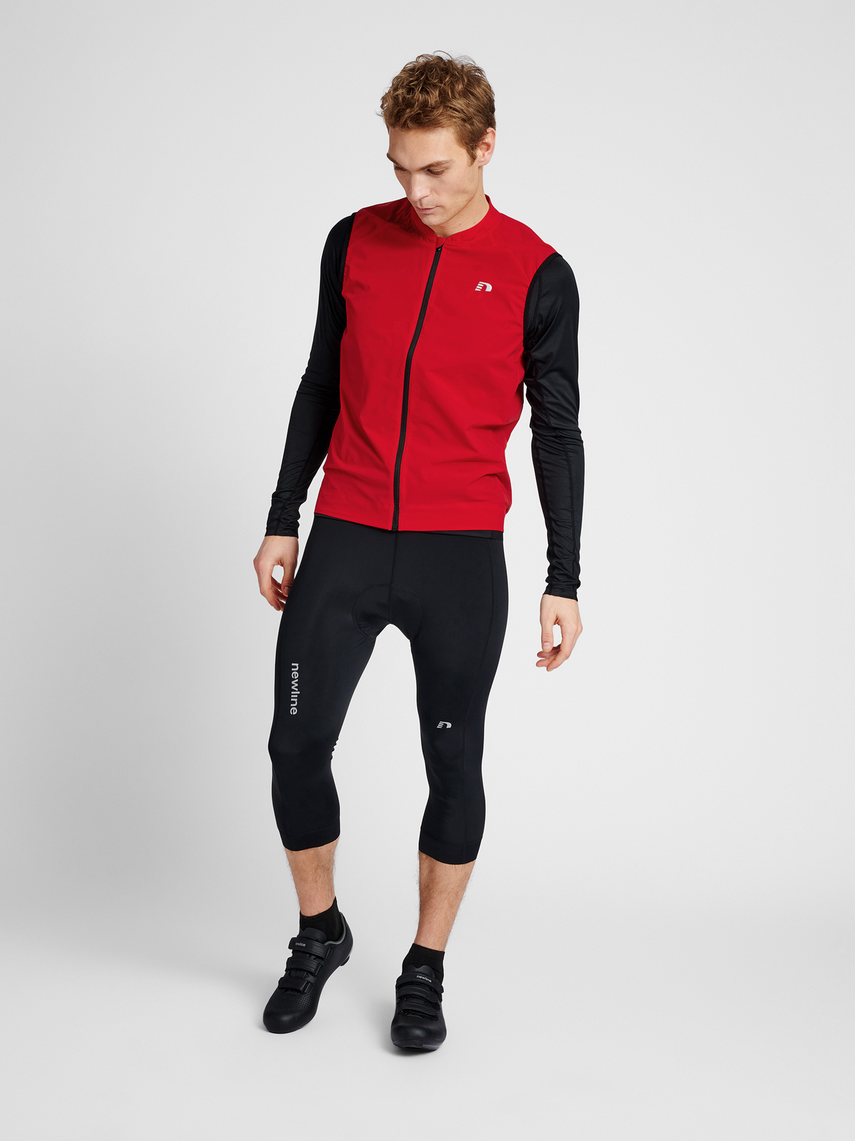 Newline Mens Core Bike Gilet Tango Red