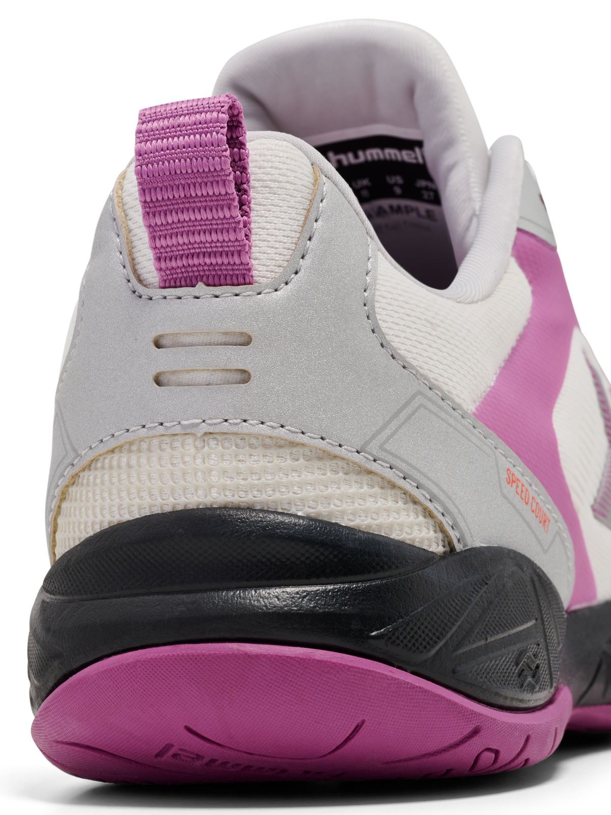 hummel Speed Court Bright White/Cattleya Orchid