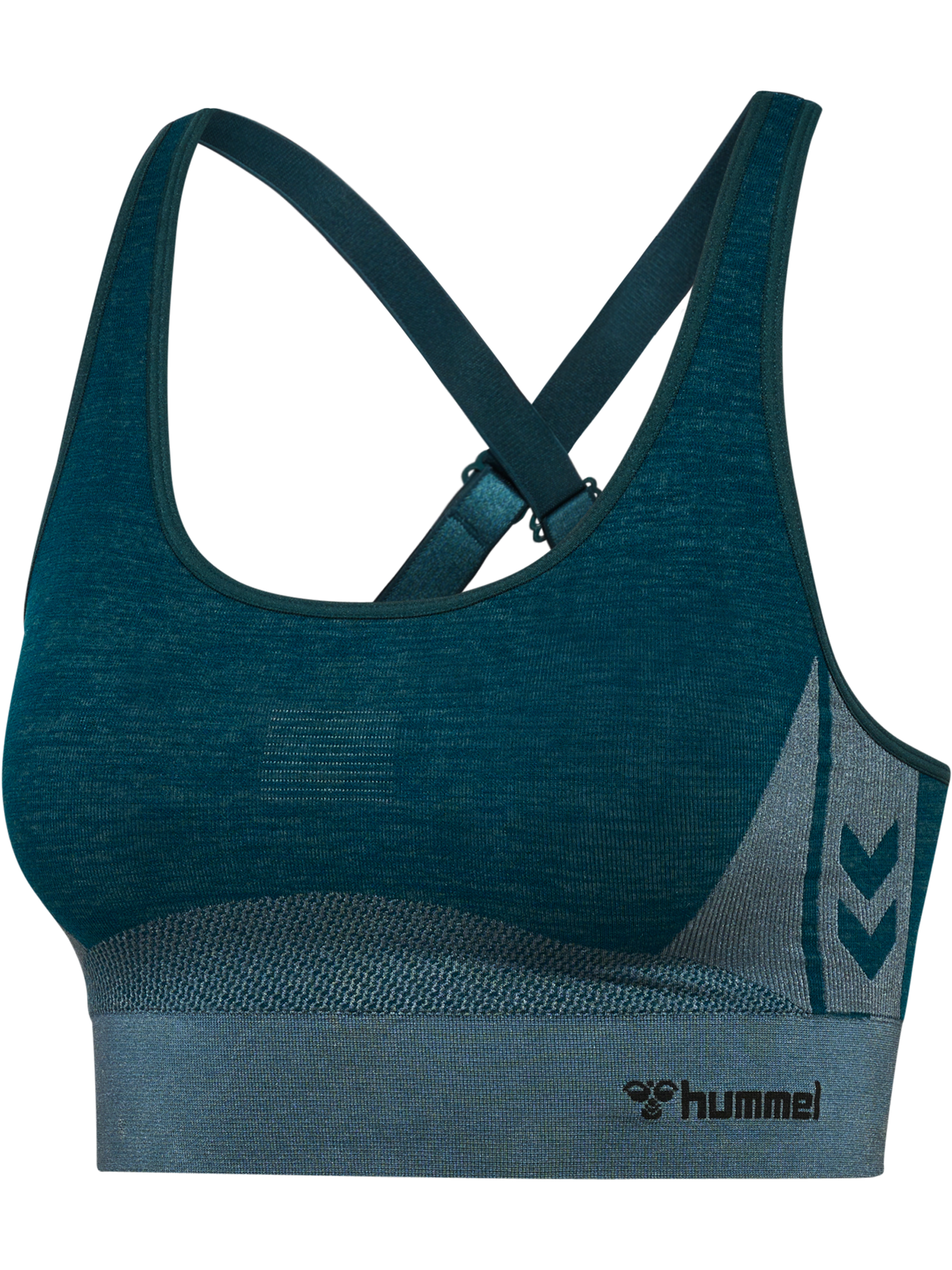 hummel Clea Seamless Sports Top Dark Sea