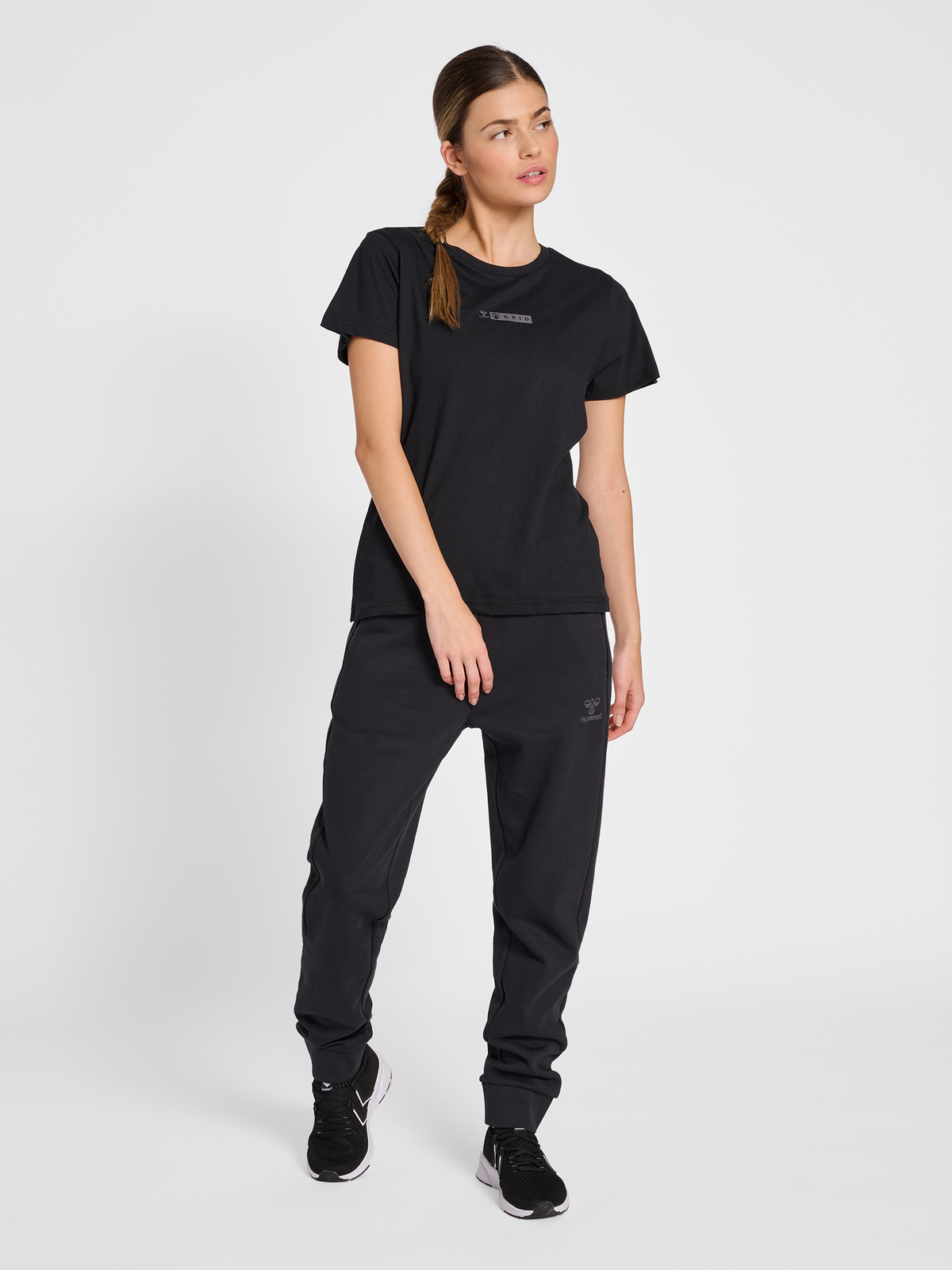 hummel Offgrid Tee S/S Wo Jet Black/Forged Iron