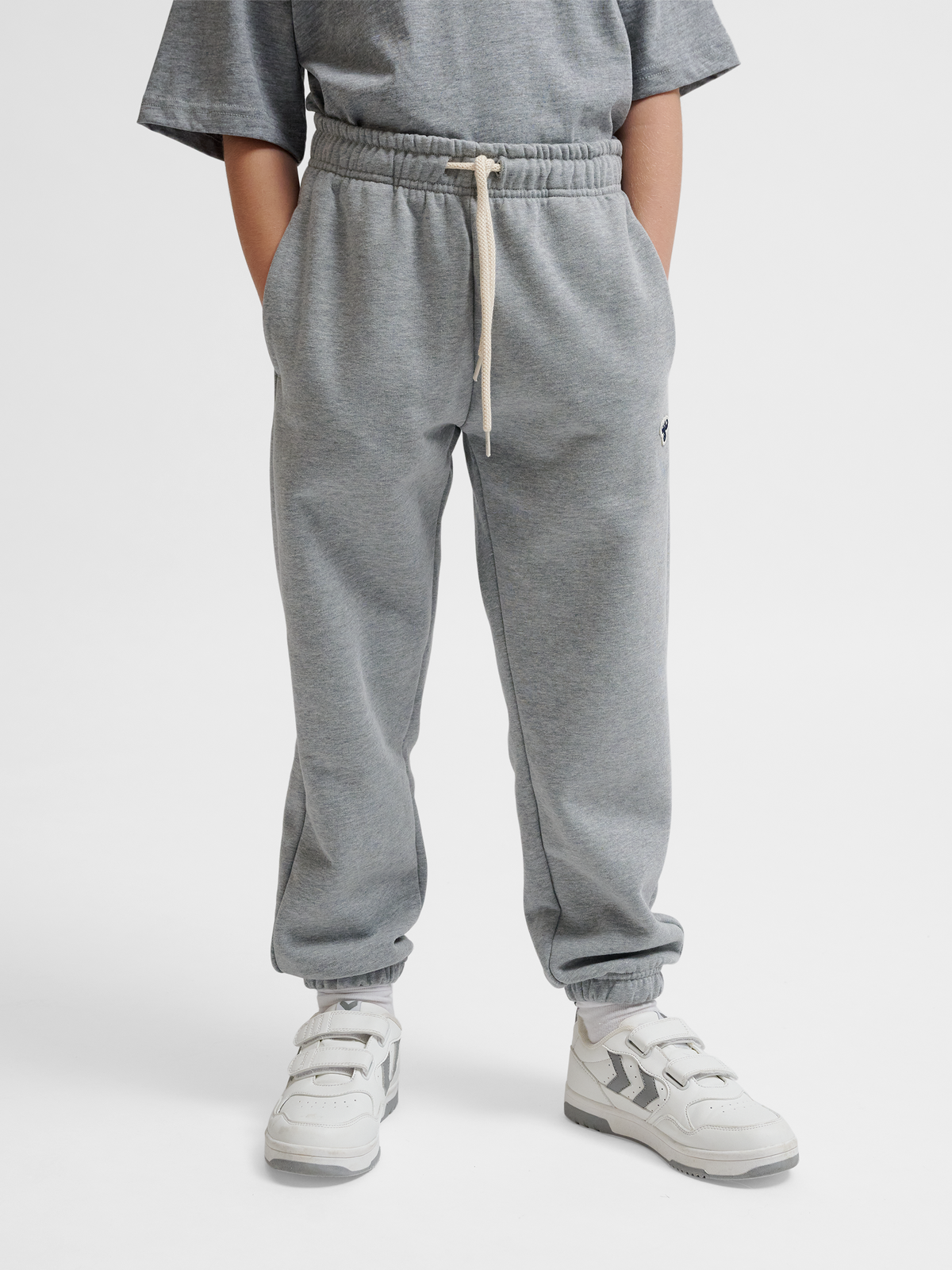 hummel Jr Loose Sweatpants Bee Grey Melange