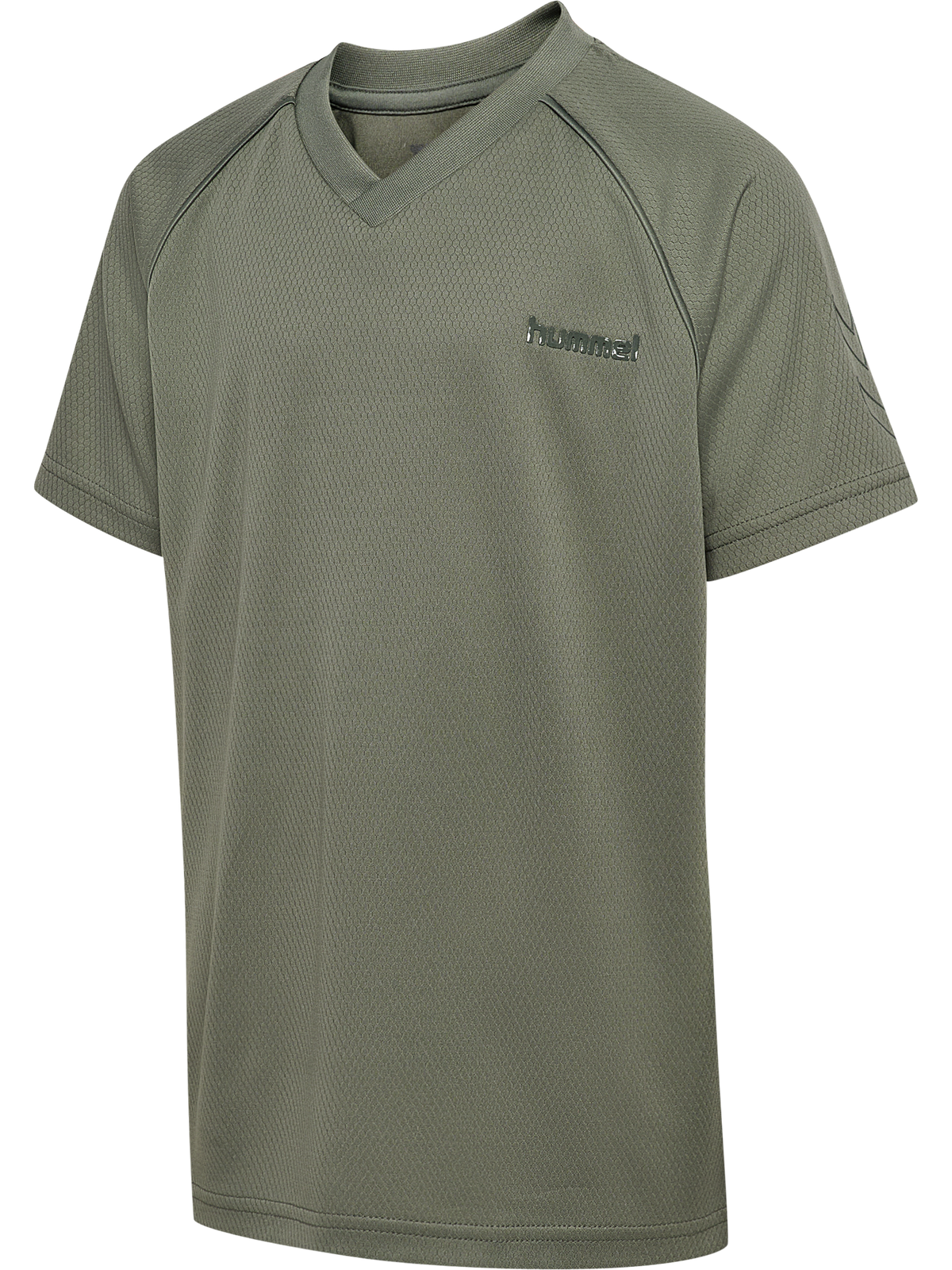 hummel Jr Reg Active T-shirt S/S Castor Gray
