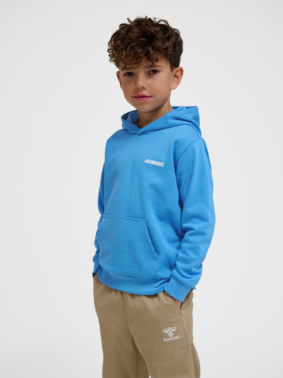 hummel Casper Hoodie Lichen Blue