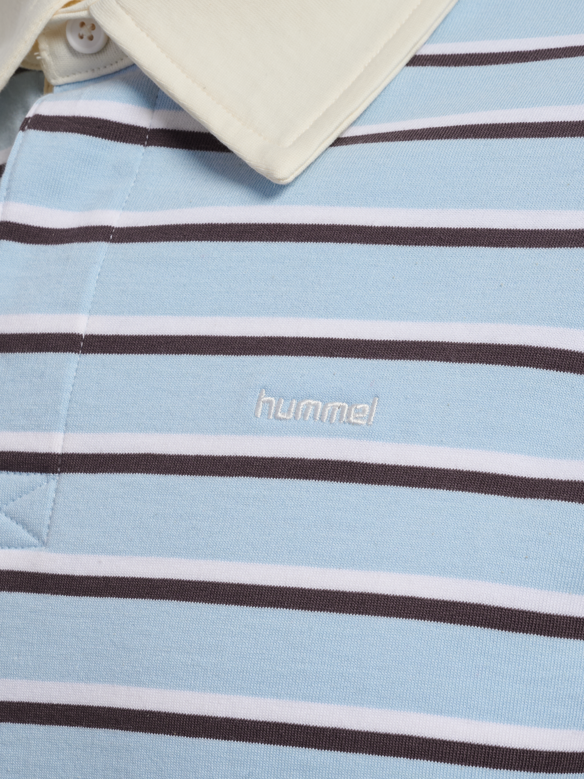 hummel I-D Polo L/S Floaty Blue