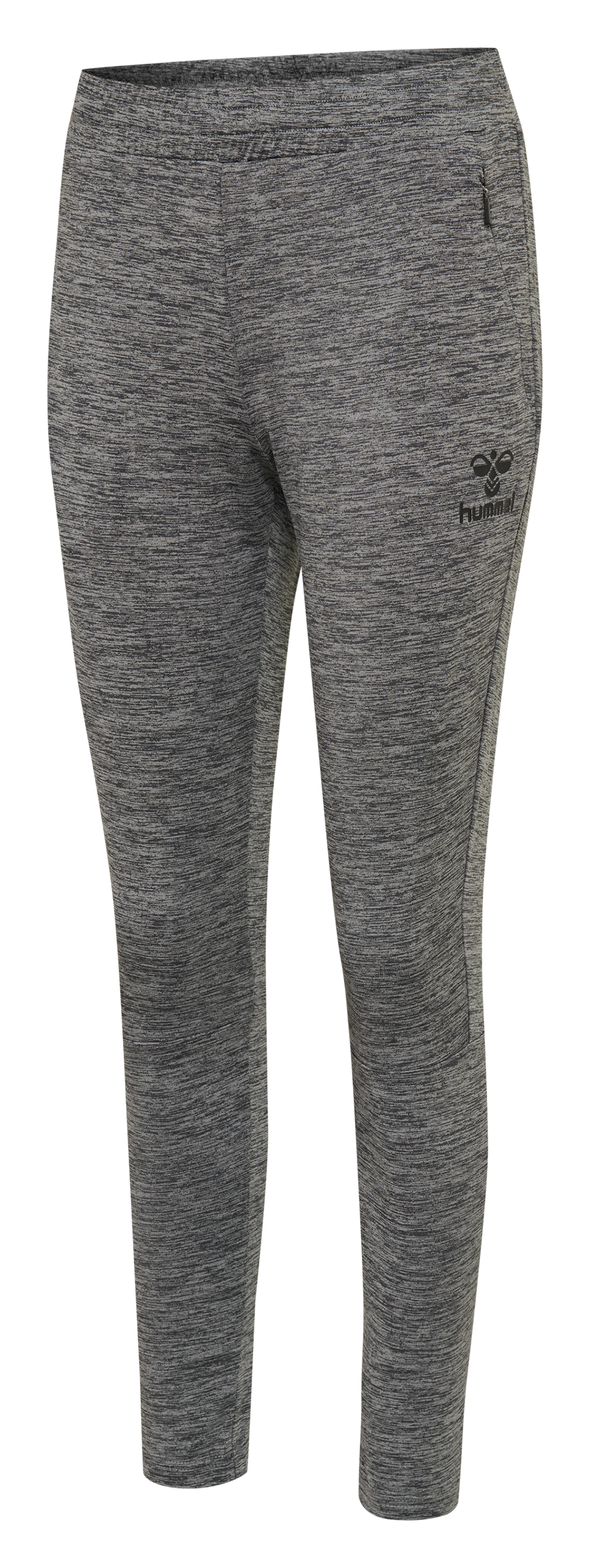 hummel Selby Tapered Pants Dark Grey Melange
