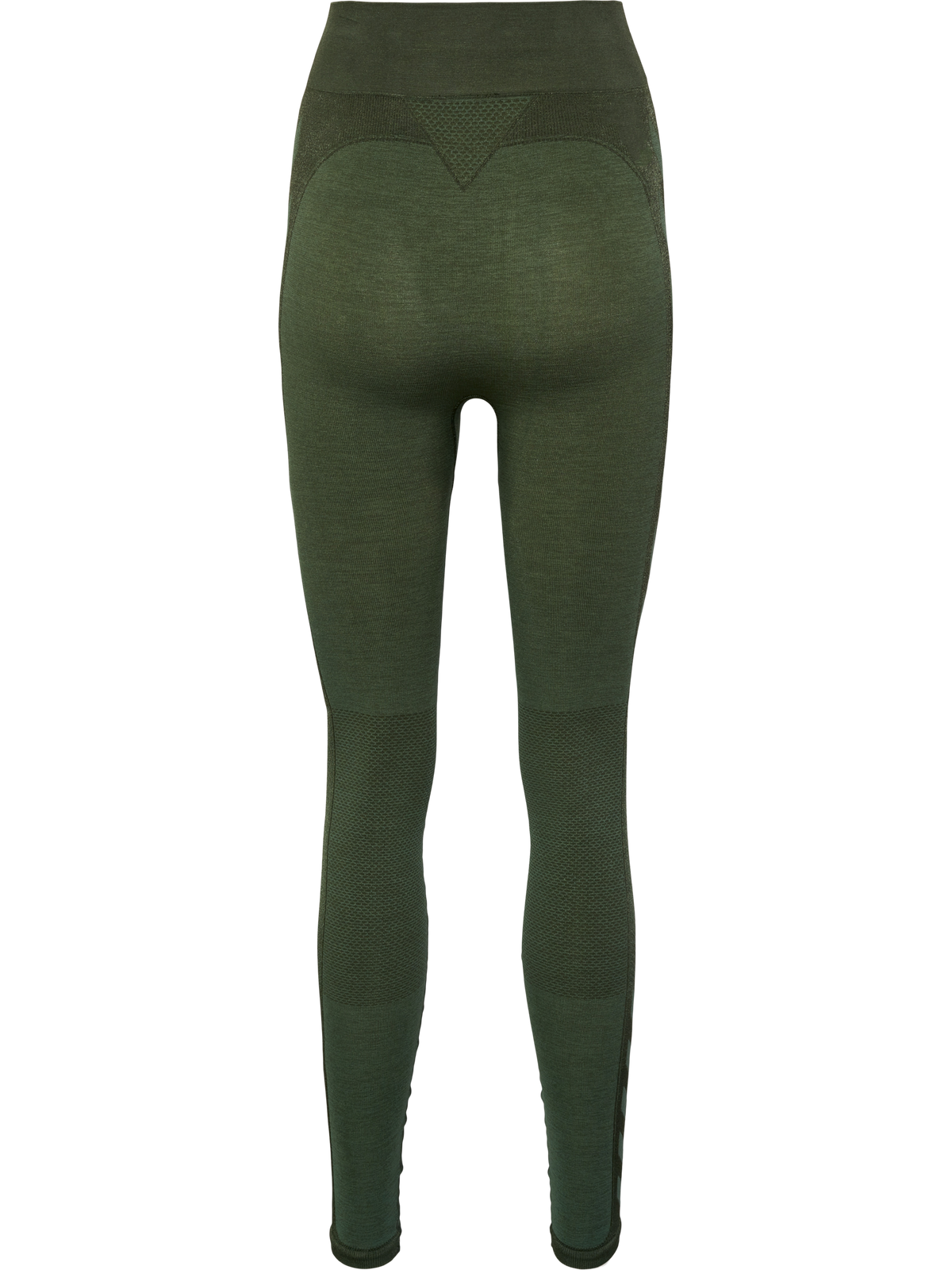 hummel Clea Seamless Mid Waist Tights Climbing Ivy/Beetle Melange