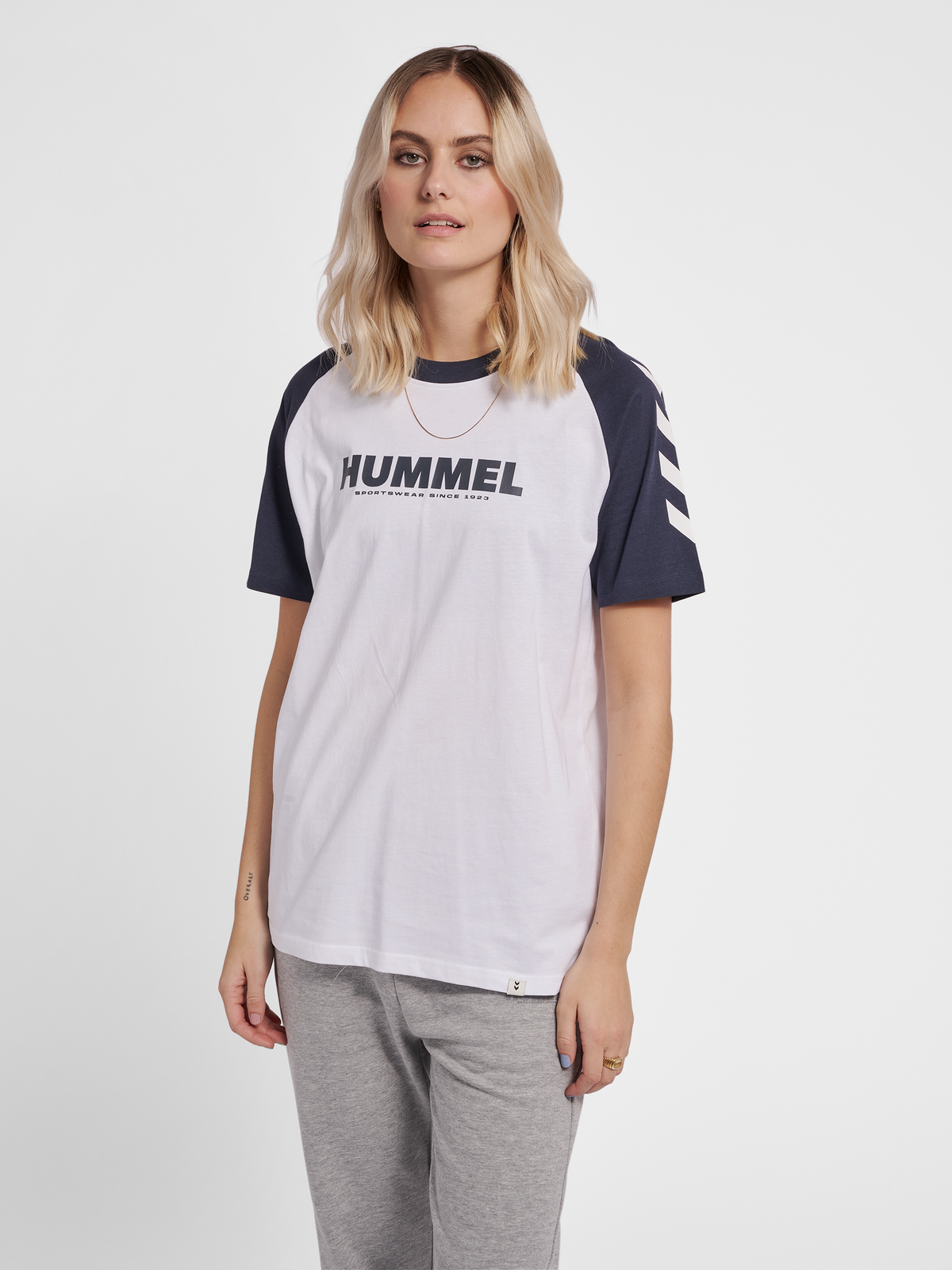 hummel Legacy Blocked T-shirt White