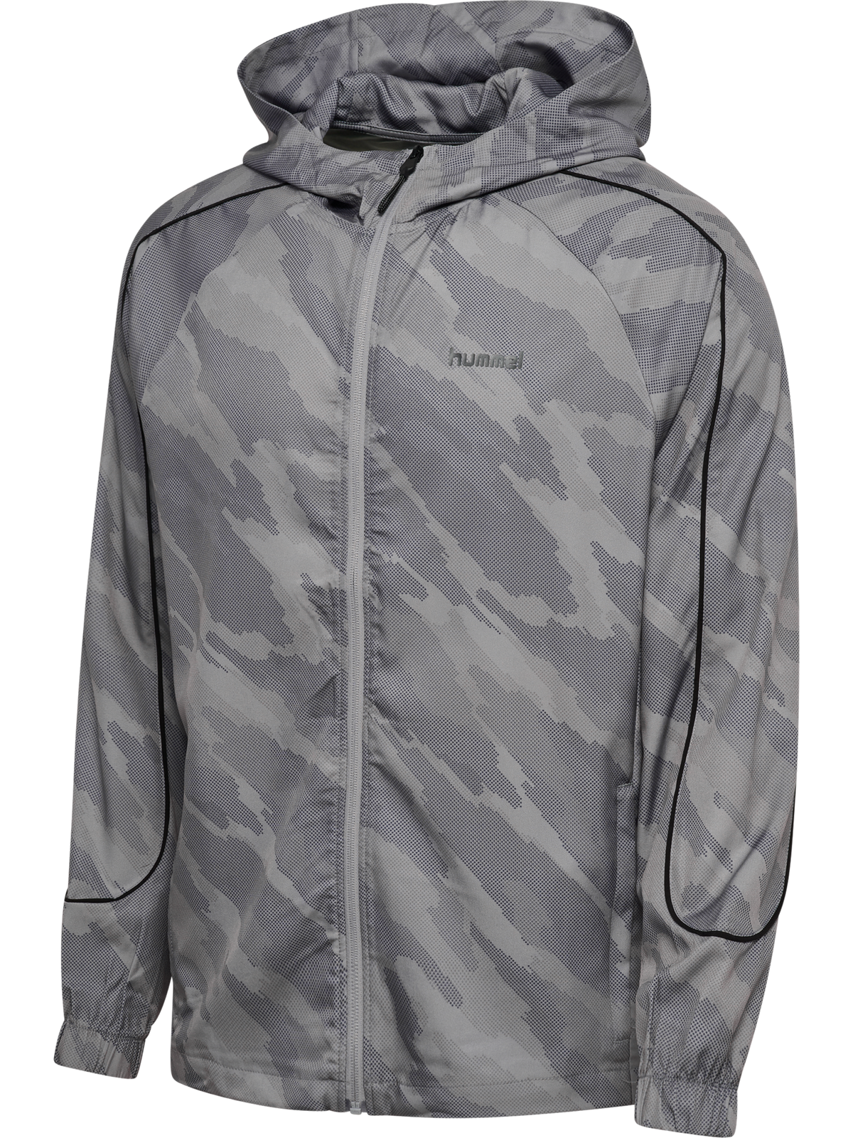 hummel Aop Hybrid Track Jacket Sharkskin