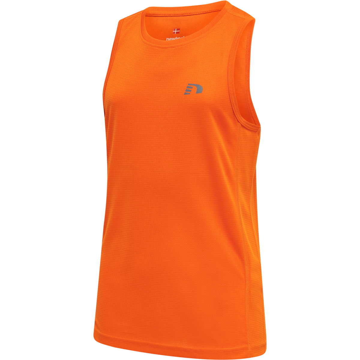 Newline Kids Core Running Singlet Orange Tiger