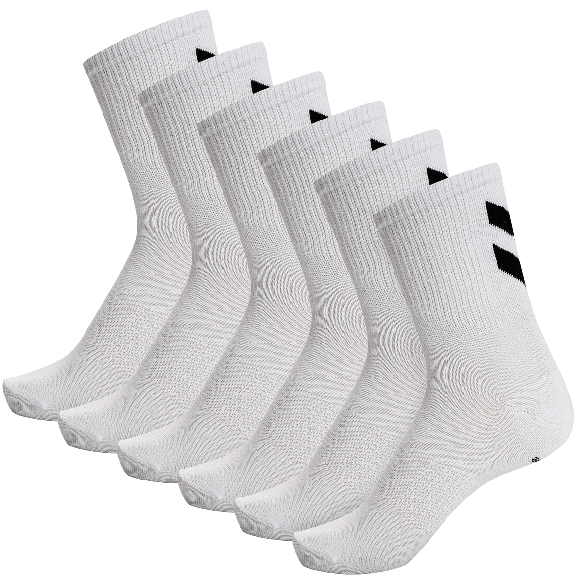 hummel Chevron 6-PACK Socks White/White